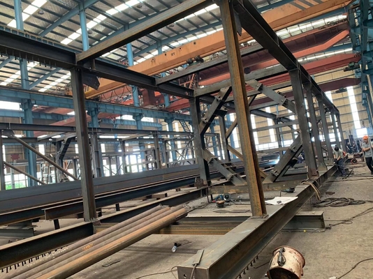 Tipo plataforma pesada de la resbalón del OEM de ASTM de la estructura de acero para la industria química