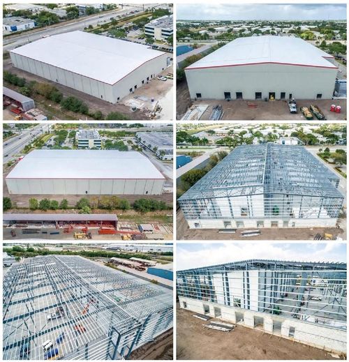 último caso de la compañía sobre Centro de almacenamiento de estructuras de acero