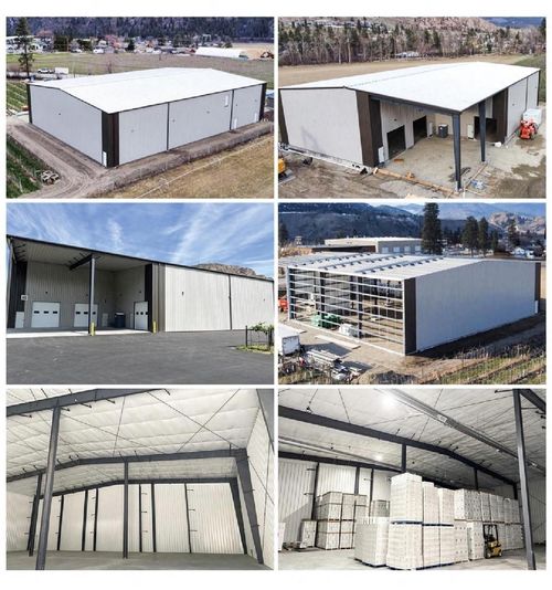 último caso de la compañía sobre Construcción de Warehouse de la estructura de acero