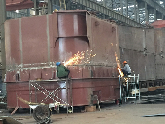 Estructura de acero pesada de la fabricación de la soldadura y de metal para Marine Industry