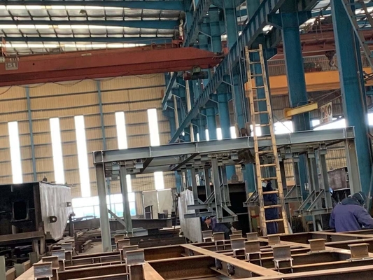 industria química estructural de la construcción del marco de acero de la resbalón de los 6.5x4x2.5m
