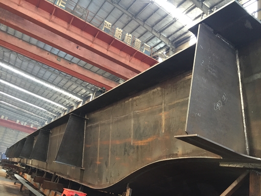 Haz pesado ASTM de la estructura de acero de la plataforma del equipo en industria costera