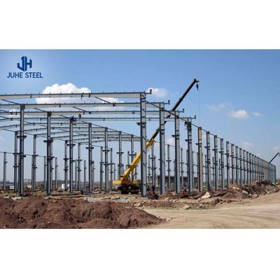 1000 metros cuadrados Prefabricado Estructura de acero prefabricada Edificio de almacén para fábrica de alimentos
