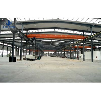 1000 metros cuadrados Prefabricado Estructura de acero prefabricada Edificio de almacén para fábrica de alimentos