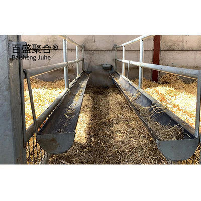 Construcción de metal estructura de acero personalizada para el cobertizo de vacas / cobertizo de ovejas / casa de cerdo
