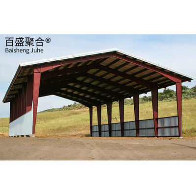 Construcciones de cobertizo de granjas de cerdos de largo alcance Prefabricado Indoor Horse Riding Arena Granero Cobertizo Casa Diseño de salón