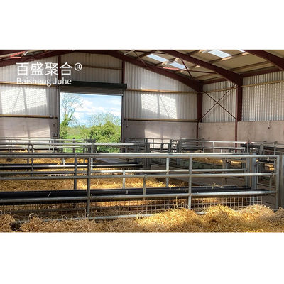 Construcción prefabricada de acero para la cría de cabras Casa con puerta corredera