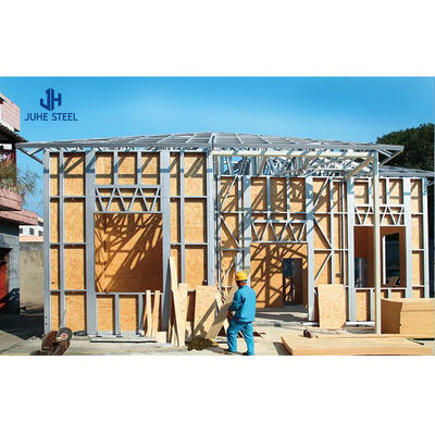 Casa de contenedores galvanizada de instalación rápida y ligera para vivienda popular