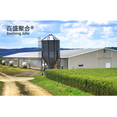 Casas de granja prefabricadas de cerdos con gran cantidad de animales y diseño de equipos de cervecería