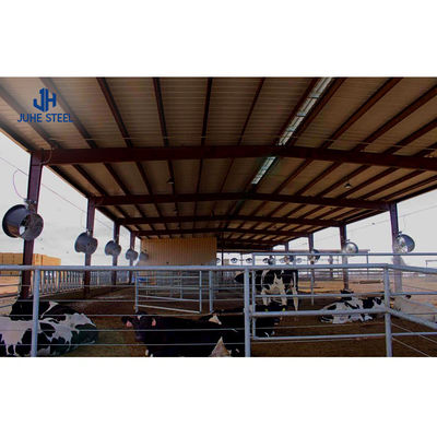 Granja de estructura de acero de color de pollo Coop personalizado con C.Z forma de acero canal Purlin
