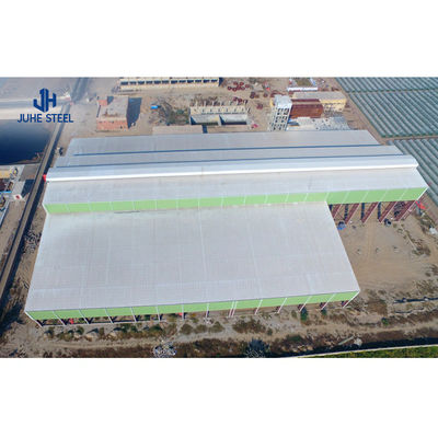 Taller de estructuras prefabricadas de acero con tolerancia de paneles sandwich ± 1% AiSi estándar