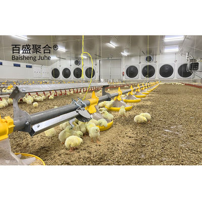 Estructura de acero galvanizado en caliente Granja de aves de corral de gallinas para capacidad de carga pesada