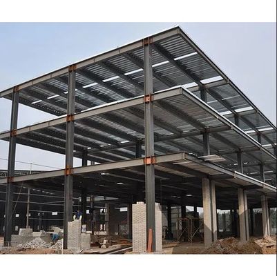 Estructura de acero fabricada profesional almacén de montaje rápido diseño moderno prefab