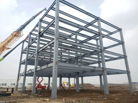 Estructura de acero fabricada profesional almacén de montaje rápido diseño moderno prefab