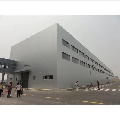 Estructura de acero fabricada profesional almacén de montaje rápido diseño moderno prefab