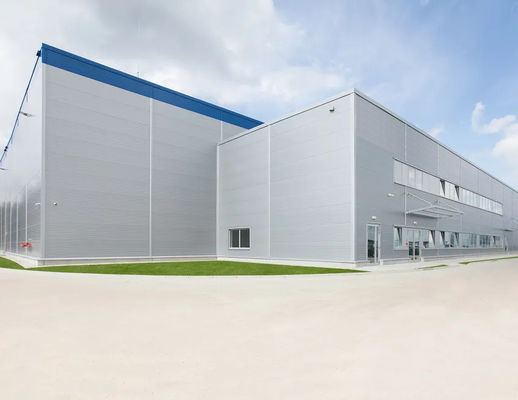 Taller de acero 1000 metros cuadrados Edificio de almacén prefabricado para alimentos