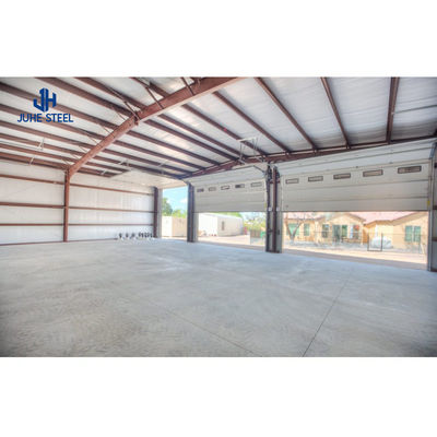 Easy Assemble Prefab Metal Steel Structure Garage para automóviles con vigas de acero sólidas en forma de H