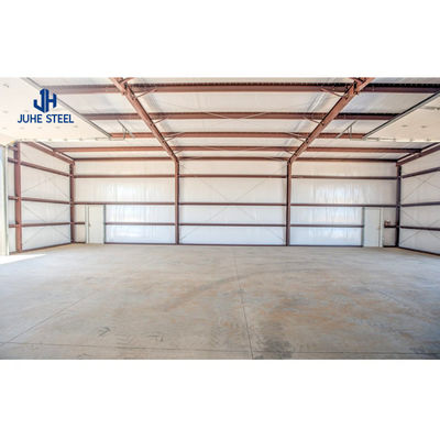 Easy Assemble Prefab Metal Steel Structure Garage para automóviles con vigas de acero sólidas en forma de H
