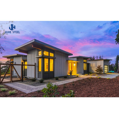 Construcciones de acero con ventanas de aluminio Casas de contenedores de envío Casas prefabricadas
