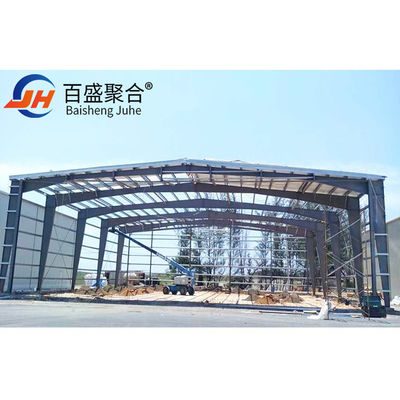Hangar de estructura de acero certificado ISO9001 2008/CE/BV para aviones comerciales y privados