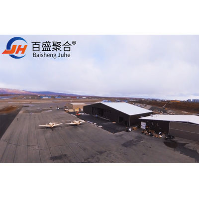 Hangar de estructura de acero certificado ISO9001 2008/CE/BV para aviones comerciales y privados