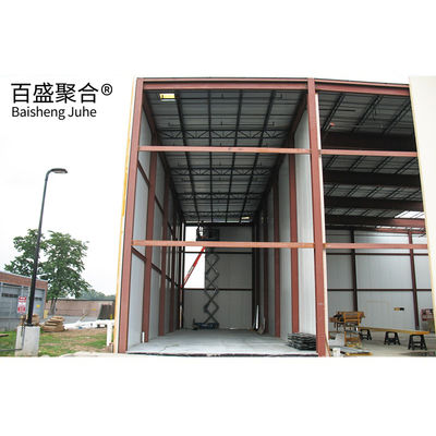 Estructura de acero de almacenamiento en frío prefabricada / Almacén / Taller de acero ligero Q355 Q235