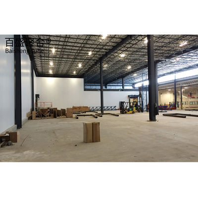 Estructura de acero de almacenamiento en frío prefabricada / Almacén / Taller de acero ligero Q355 Q235