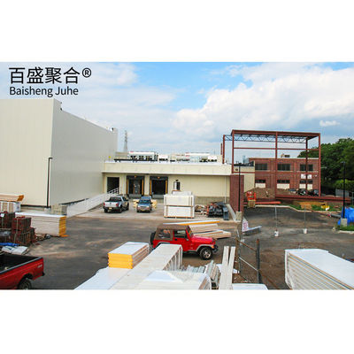 Estructura de acero de almacenamiento en frío prefabricada / Almacén / Taller de acero ligero Q355 Q235
