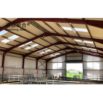 Casas prefabricadas modulares de almacenamiento de ovejas graneros con colores y tolerancia personalizados ± 1%