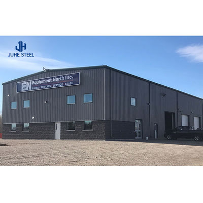 Edificio de oficinas de estructura prefabricada de acero de dos pisos con certificación ISO9001 2008/CE/BV