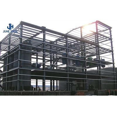 Edificio prefabricado certificado ISO9001 2008/CE/BV con acero de bajo carbono Q235B/Q345B