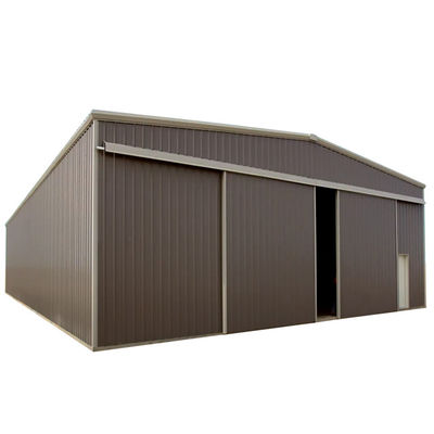 Diseño de cobertizo industrial para almacenes de estructuras de acero grandes prefabricados