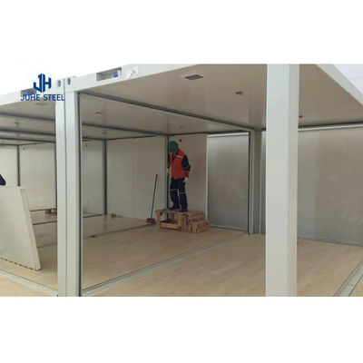 Casa de contenedores modular con ventana de aluminio de diseño plegable y portátil chino