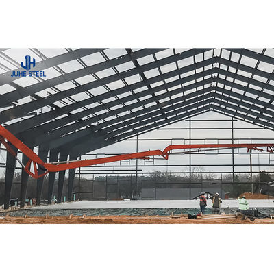 Estructura de acero Almacén/taller/hangar/salón prefabricado para la producción de acero