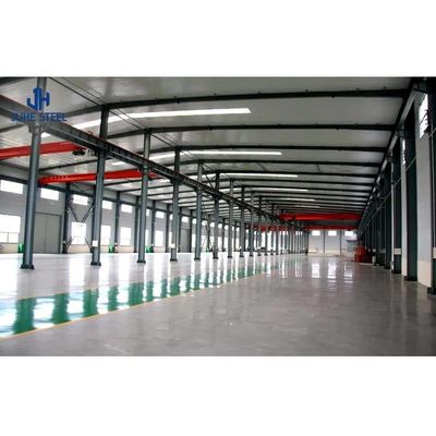 Estándar ASTM Q235B/Q345B Edificio de calibre ligero Cuadro de acero Edificio prefabricado de almacenamiento