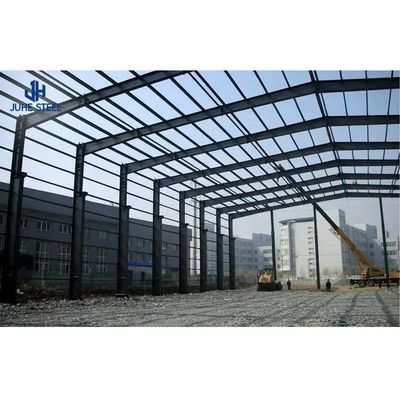 Estándar ASTM Q235B/Q345B Edificio de calibre ligero Cuadro de acero Edificio prefabricado de almacenamiento