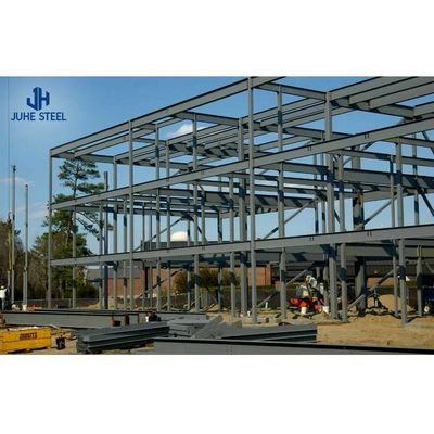 Estándar ASTM Q235B/Q345B Edificio de calibre ligero Cuadro de acero Edificio prefabricado de almacenamiento