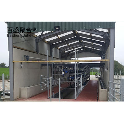 Con arreglo a la norma ISO9001 2008/CE/BV, estación de vacas prefabricada para aves de corral, ovejas, cabras y granjas lecheras