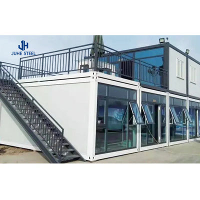 Casas de contenedores prefabricadas en estilo de diseño moderno con ventana de aleación de aluminio