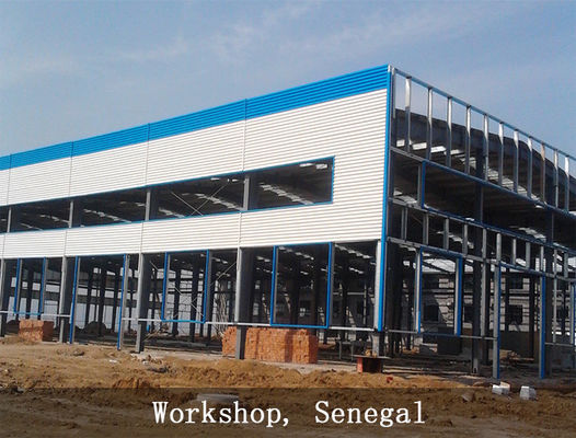 Q235B Fabricación de estructuras metálicas prefabricadas de acero Taller para la venta Almacén de almacenamiento