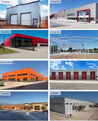 Q235B Fabricación de estructuras metálicas prefabricadas de acero Taller para la venta Almacén de almacenamiento