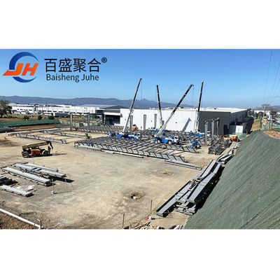 Estructura de acero ShanDong pintada para fabricación personalizada Edificio de taller de almacén