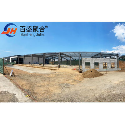 Estructura de acero ShanDong pintada para fabricación personalizada Edificio de taller de almacén