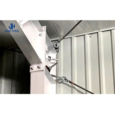 Casas de almacenamiento de metal prefabricadas para la construcción