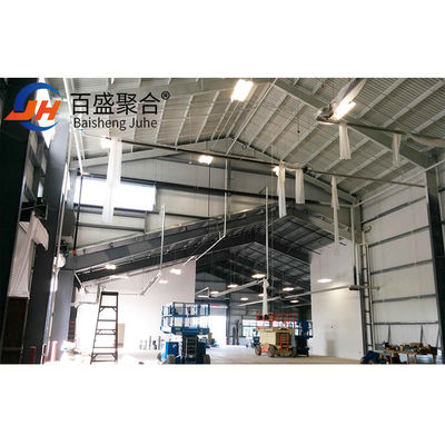 Almacén prefabricado de ventanas de aleación de aluminio para construcción de estructuras de acero personalizadas