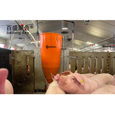 Estructura de acero de larga envergadura cobertizo de cerdos para hogar de cervecería agrícola Diseño de construcción