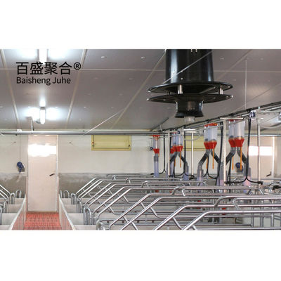 Estructura de acero de larga envergadura cobertizo de cerdos para hogar de cervecería agrícola Diseño de construcción