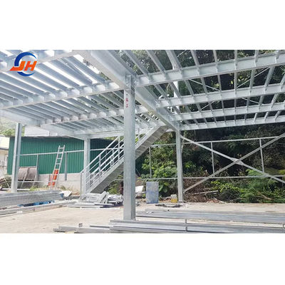Almacén de estructura de acero personalizable con marco principal de forma H sólido de grado Q235/Q345B
