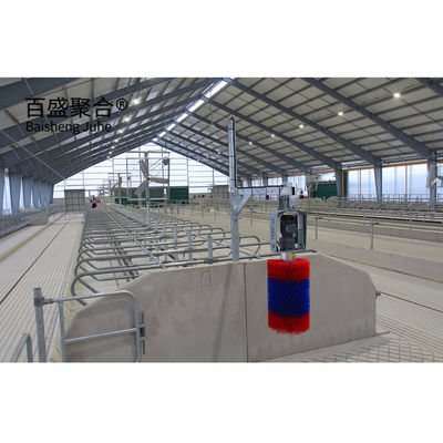 Construcción de acero certificada ISO9001 2008/CE/BV Granja de vacas para la cría de cabras