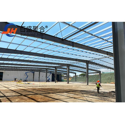 Luz y tolerancia ± 1% Taller de estructura de acero prefabricado para almacenes para necesidades industriales